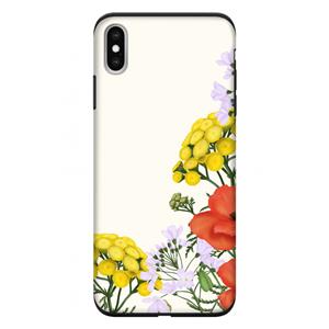 CaseCompany Wilde bloemen: iPhone XS Max Tough Case