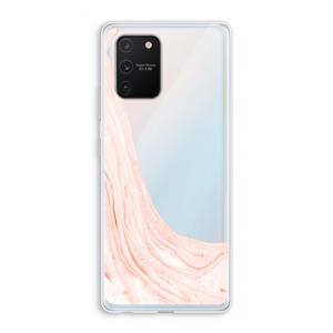CaseCompany Peach bath: Samsung Galaxy S10 Lite Transparant Hoesje