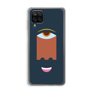 CaseCompany Mono M: Samsung Galaxy A12 Transparant Hoesje