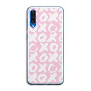 CaseCompany XOXO: Samsung Galaxy A50 Transparant Hoesje