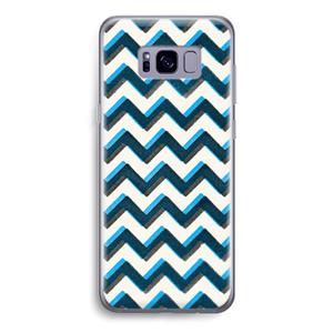 CaseCompany Onderbroken lijn: Samsung Galaxy S8 Transparant Hoesje