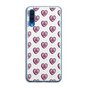 CaseCompany GIRL POWER: Samsung Galaxy A50 Transparant Hoesje