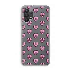 CaseCompany GIRL POWER: Samsung Galaxy A32 5G Transparant Hoesje