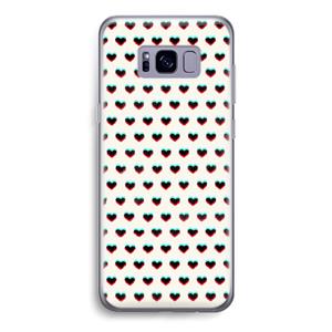 CaseCompany Hartjes: Samsung Galaxy S8 Transparant Hoesje
