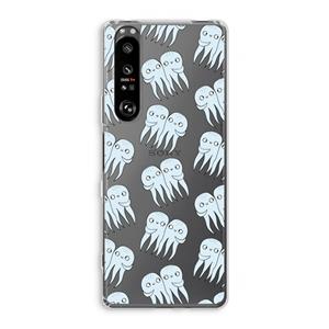 CaseCompany Octopussen: Sony Xperia 1 III Transparant Hoesje