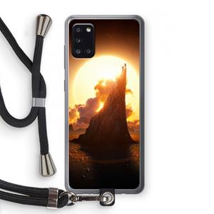 CaseCompany Children of the Sun: Samsung Galaxy A31 Transparant Hoesje met koord