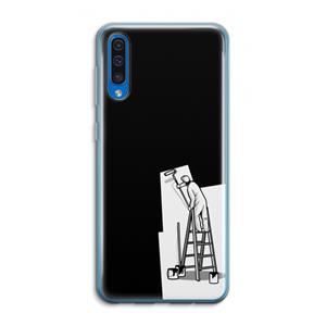 CaseCompany Musketon Painter: Samsung Galaxy A50 Transparant Hoesje