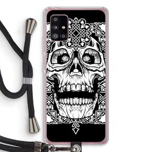 CaseCompany Seek & Destroy: Samsung Galaxy A51 5G Transparant Hoesje met koord