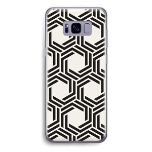 CaseCompany Geometrisch patroon: Samsung Galaxy S8 Transparant Hoesje