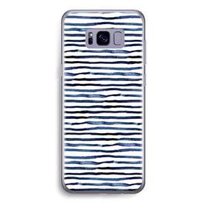 CaseCompany Verrassende lijnen: Samsung Galaxy S8 Transparant Hoesje