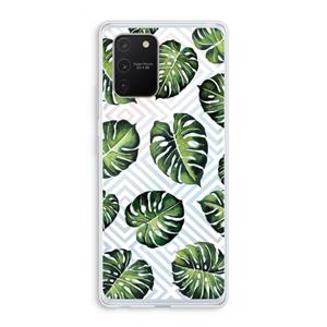 CaseCompany Geometrische jungle: Samsung Galaxy S10 Lite Transparant Hoesje