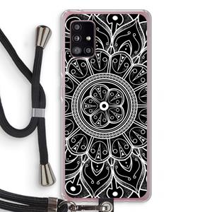 CaseCompany Roses Are Red: Samsung Galaxy A51 5G Transparant Hoesje met koord