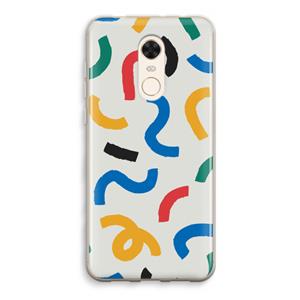 CaseCompany Illustratieve pop 2: Xiaomi Redmi 5 Transparant Hoesje