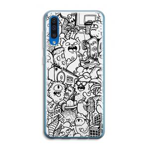 CaseCompany Vexx City #2: Samsung Galaxy A50 Transparant Hoesje