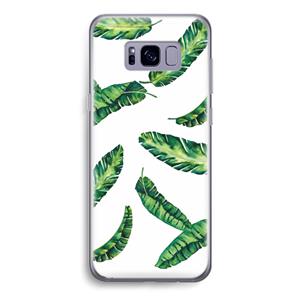 CaseCompany Lange bladeren: Samsung Galaxy S8 Transparant Hoesje