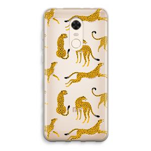 CaseCompany Luipaard: Xiaomi Redmi 5 Transparant Hoesje