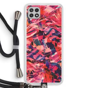 CaseCompany California: Samsung Galaxy A22 4G Transparant Hoesje met koord