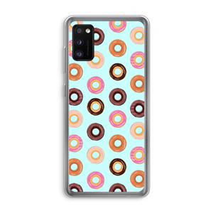 CaseCompany Donuts: Samsung Galaxy A41 Transparant Hoesje