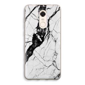 CaseCompany Witte marmer 2: Xiaomi Redmi 5 Transparant Hoesje
