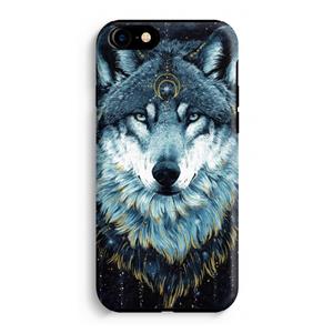 CaseCompany Darkness Wolf: iPhone 8 Tough Case