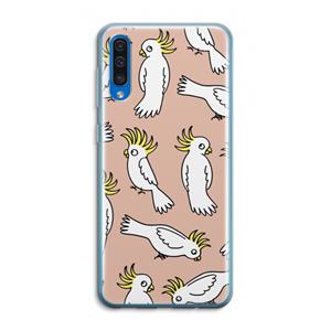 CaseCompany Papegaai: Samsung Galaxy A50 Transparant Hoesje