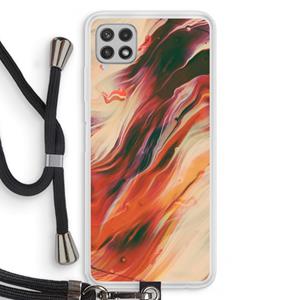 CaseCompany Forgotten Lands: Samsung Galaxy A22 4G Transparant Hoesje met koord