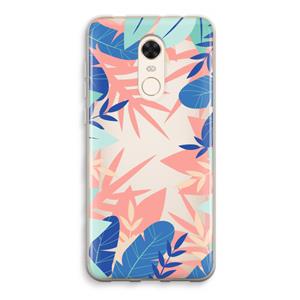 CaseCompany Tropisch: Xiaomi Redmi 5 Transparant Hoesje
