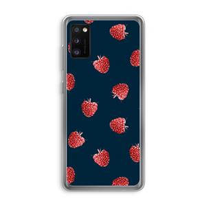 CaseCompany Framboosjes: Samsung Galaxy A41 Transparant Hoesje