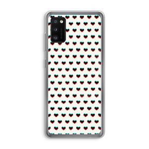 CaseCompany Hartjes: Samsung Galaxy A41 Transparant Hoesje
