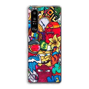 CaseCompany No Rules: Sony Xperia 1 III Transparant Hoesje