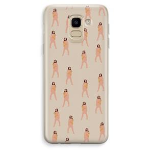 CaseCompany You're so golden: Samsung Galaxy J6 (2018) Transparant Hoesje