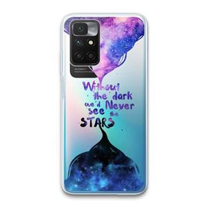 CaseCompany Stars quote: Xiaomi Redmi 10 Transparant Hoesje