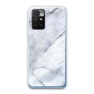CaseCompany Witte marmer: Xiaomi Redmi 10 Transparant Hoesje