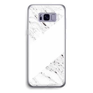 CaseCompany Biggest stripe: Samsung Galaxy S8 Transparant Hoesje