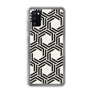 CaseCompany Geometrisch patroon: Samsung Galaxy A41 Transparant Hoesje