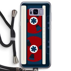 CaseCompany Here's your tape: Samsung Galaxy S8 Plus Transparant Hoesje met koord