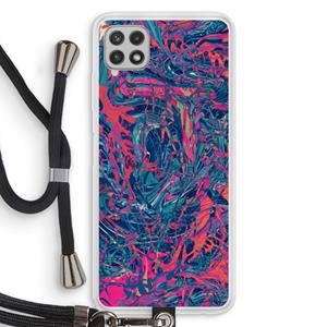 CaseCompany Sleeping Dreams: Samsung Galaxy A22 4G Transparant Hoesje met koord