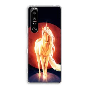 CaseCompany Last Unicorn: Sony Xperia 1 III Transparant Hoesje