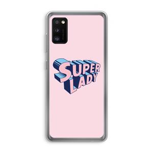CaseCompany Superlady: Samsung Galaxy A41 Transparant Hoesje