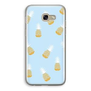CaseCompany Ananasjes: Samsung Galaxy A5 (2017) Transparant Hoesje