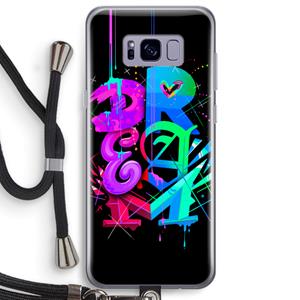 CaseCompany Dream: Samsung Galaxy S8 Plus Transparant Hoesje met koord