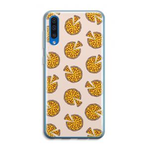 CaseCompany You Had Me At Pizza: Samsung Galaxy A50 Transparant Hoesje