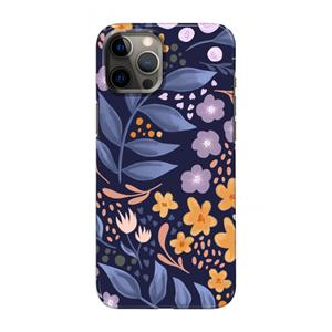CaseCompany Flowers with blue leaves: Volledig geprint iPhone 12 Pro Max Hoesje