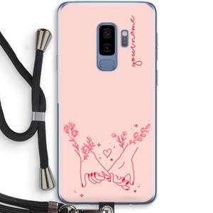 CaseCompany Best Friends: Samsung Galaxy S9 Plus Transparant Hoesje met koord