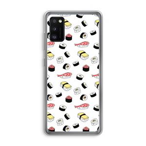 CaseCompany Sushi time: Samsung Galaxy A41 Transparant Hoesje