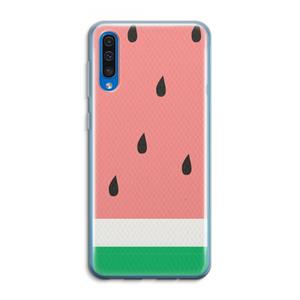 CaseCompany Watermeloen: Samsung Galaxy A50 Transparant Hoesje