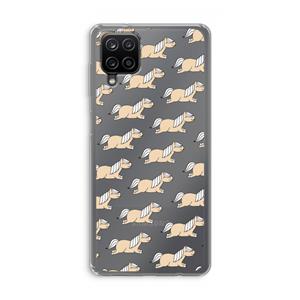 CaseCompany Ponys: Samsung Galaxy A12 Transparant Hoesje