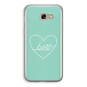 CaseCompany Best heart pastel: Samsung Galaxy A5 (2017) Transparant Hoesje