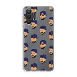 CaseCompany Drake Away: Samsung Galaxy A32 5G Transparant Hoesje