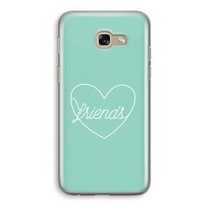 CaseCompany Friends heart pastel: Samsung Galaxy A5 (2017) Transparant Hoesje